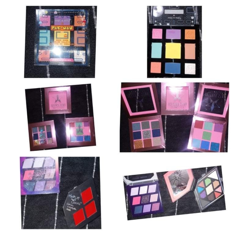 Jeffery Starr makeup palettes/wet and wild